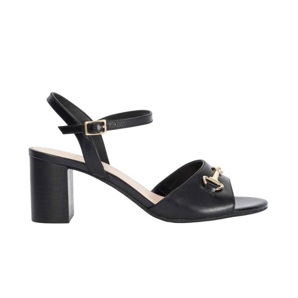 Dune London Womens/Ladies Jayar Suede Block Heel Sandals / Black